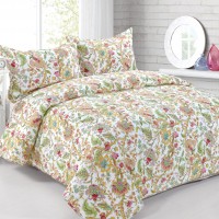 Покрывало на кровать Patchwork хлопковое Евро арт.208