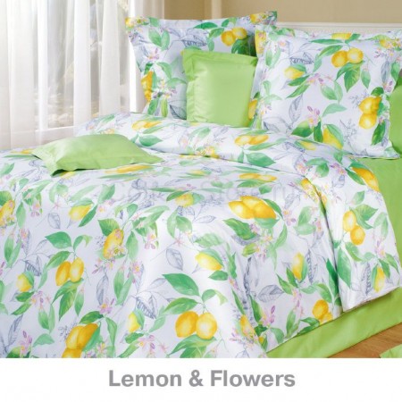 Элитное постельное белье Cotton Dreams Lemon & Flowers арт.905400201