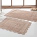 Набор ковриков для ванной "MODALIN" кружевной EVORA 60x100 + 50x70 см 1/2