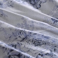 Аверия (голубое) постельное белье из сатина 4 наволочки