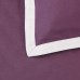 Постельное белье из сатина Джоконда (темно-фиолет) с 4 наволочками [Евро-202Дж]