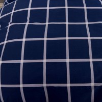 Денди (синее) постельное белье из сатина 4 наволочки