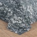 Постельное белье из сатина Ангор (темное) с 4 наволочками [Евро-4881]
