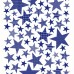 Плед KARNA хлопок "STARS" 130x170 см (голубой)